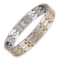 Mens Magnetic Bracelet for Pain All Sizes Magnetic Therapy Bracelet Arthritis Joint Wrist Healing Bracelet Bio Magnetic Wristband +Gift Box-Argo (9.85 in / 25 cm)
