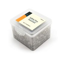 1000 Pieces Safety Pins, 1.1 inch Safety Pins Bulk Metal Silver Sewing Pins Clothing Clips Tool 28mm/ 1.1 inch Decorative Safety pins, Sewing Accessories Kit for Baby Clothing Jewelry Makin (1.1 inch)