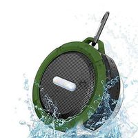 TOP C6 Shower Speaker, IPX5 Waterproof Bluetooth Speaker with 6H Playtime, 5W Big Sound, Built-in Mic, Portable Speaker with Suction Cup & Sturdy Hook, Suit for Bathroom, Hiking, Biking, Pool