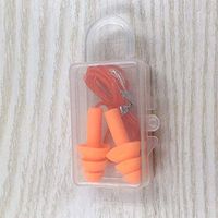 10 Pairs Noise Reduction Swimming Sleeping Learn Anti-Snoring Environmental Protection Tree Type Silicone With Rope Ear Plugs