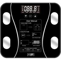Household applia Intelligent BMI Body Fat Scale, USB Rechargeable Bathroom Scale, 5kg-180kg Digital Weight Scale, LCD Backlit Display, 15 Body Data, Gravity Sensing Automatic Switch