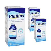 Phillips Milk of Magnesia Original Sugar Free 3 Packs