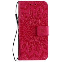 Huawei P30 Lite/nova 4e Case, Lomogo Leather Wallet Case with Kickstand Card Holder Shockproof Flip Case Cover for Huawei P30Lite / nova4e - LOKTU020068 Hot Pink
