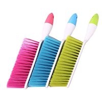 Kxtffeect 2Pcs Counter Duster Bed Sheets Debris Cleaning Brush, Soft Brush Wooden Large for Home Office and Car (Random Color-Blue,Yellow, Red)