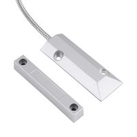 Fdit Door Magnetic Contact Wired Sensor Detector Switch for Home Garage Security Alarm