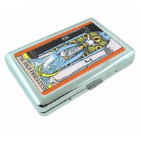 The High Priestess Tarot Metal Silver Cigarette Case Holder Box D-023