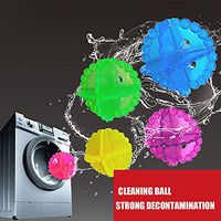DDLmax Laundry Dryer Balls, 1/5/10 PCS Reusable Eco-Friendly Washing Laundry Dryer Ball Fabric Soften Helper Cleaner (10PCS)