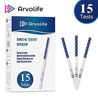 Marijuana THC Test Strips Arvolife Single Panel Drug Screen Test Kit Individually Wrapped Home Drug Test Kits 15 Tests