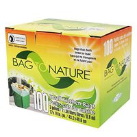 Bag-To-Nature Compostable Bag And Liner (3 gallon, 100 Count)