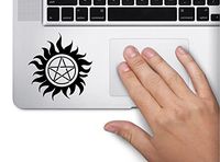Supernatural Symbol Decal Funny Laptop Skin MacBook Trackpad Keypad Sticker Window, Decal Sticker Vinyl Car Home Truck Window Laptop