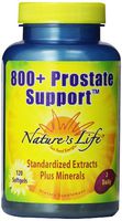 Nature's Life Prostate Support 800+ Softgels, 120 Count