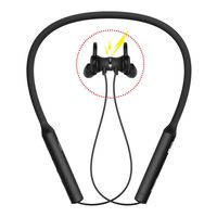 ANC Bluetooth Headphones Neckband Magnetic Ralyin Active Noise Cancelling Wireless Headset, Superior Deep Bass HD in Ear Around Neck Earbuds with Mic for PC TV Gym Running Jogging Sport Earphones