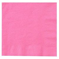 Creative Converting Table Needs, Touch of Color 2-Ply Paper Lunch Napkins, Party Supplies, Candy Pink, 6.5" x 6.5", 50ct