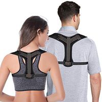Fitex Posture Corrector for Women & Men- Upper Back Brace Posture Trainer for Clavicle Support Neck Pain Relief- Adjustable Comfortable [Upgraded]