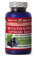 Resveratrol 2000 - RESVERATROL Supreme 1200MG - Prevent Muscle Fatigue (1 Bottle)