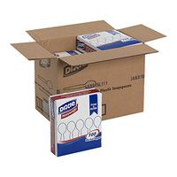 Dixie 5.75" Heavy-Weight Polystyrene Plastic Soup Spoon by GP PRO (Georgia-Pacific), White, SH207, 1,000 Count (100 Spoons Per Box, 10 Boxes Per Case)