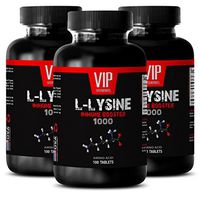 Immune System Booster for Women - L-LYSINE Immune Booster 1000 - Strengthen Immune System - 3 Bottles 300 Tablets