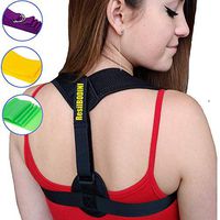 ResilBODINI Back Posture Corrector for Women & Men - As seen on TV - Back Straightener Front Adjustable - Slouching Posture Corrector