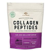 Collagen Peptides - Hair, Skin, Nail, and Joint Support - Type I & III Collagen - All-Natural Hydrolized Protein - 41 Servings - 16oz (Packaging May Vary)
