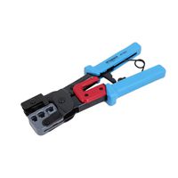 uxcell RT-933-3P 4P/6P/8P Modular Crimping Tool Network Cable Pliers Ratchet Crimper