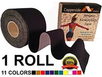 Premium Professional Grade Kinesiology TapeFREE Instructional Ebook Taping to Boost Performance & Heal Pain Faster- 2”x16.4’ Uncut Athletic Therapeutic Roll for Muscle Support in 11 Sports Colors