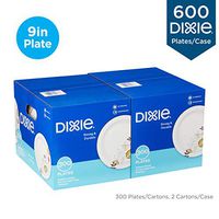 Dixie 8.5"Medium-Weight Paper Plates by GP PRO (Georgia-Pacific), Pathways, UX9PATHPB, 600 Count (300 Plates Per Pack, 2 Packs Per Case)