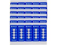 Brady TIL-4-82C/180F Temperature-Indicating Label, Polyester, 0.787" H x 0.787" W, White on Blue, 30/Pack (Pack of 30)