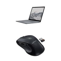 Microsoft Surface Laptop (Intel Core i7, 16GB RAM, 512GB) - Platinum  and Logitech M510 Wireless Mouse, Black, 910-001822
