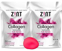 Zint Collagen Powder Collagen Peptides XL (2 pack-32 oz): Anti Aging Hydrolyzed Beauty Protein Powder Supplement - for Skin, Hair & Nails - Bonus Stress Ball