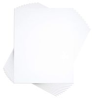 Golden State Art, 8x10 White Uncut Mat for Pictures/Frames - Pack of 10 - Acid-Free Matboards for Artworks, Prints, Photographs - Great for Weddings, Engagements, Graduations - Signature Friendly