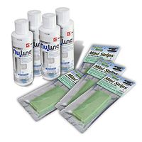 (4)-Pack, Nu-Line Drain Cleaner Plus (4) Green PCG5MS PurCool Pan Strips