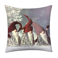 NotingBuss Decorative Christmas Throw Pillow Cushion Covers 18 x 18 inch for Sofa, Bench, Bed, Auto Seat