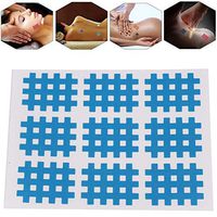 10 PCS Elastic Spiral Cross Kinesiology Tape Physical Therapy Cross Tape, Athletic Sports Lifting Tape, Pain Relief for Back, Knee, Shoulder, Ankle, Wrist, Foot, Elbow, Arm(10 PCS-Light Blue)
