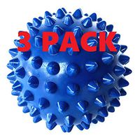 Massage Ball - Spiky for Deep Tissue Back Massage, Foot Massager, Plantar Fasciitis & All Over Body Deep Tissue Muscle Therapy - Your Compact Muscle Roller - 3 Pack