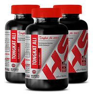Male libido Booster - TONGKAT ALI Root Extract 400Mg - Longjack Root - 3 Bottles 180 Capsules