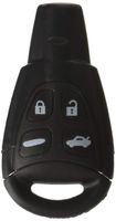 uxcell Smart Remote Key Case Fob Uncut Blade Blank for Saab 2003 2004 2005 2006