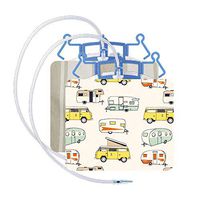 Urinary Collection Bag Cover - Set of 2 Campers/Stripes (540ml)