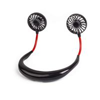 YIWEI Neck Hanging Fans Portable Mini Hand Free USB Personal Fan Headphone Design, 3 Speeds,Perfect for Travel Outdoor Office Home Sports