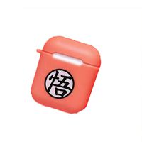 Chutoral Dragon Ball Anime AirPods Case, Shockproof and Dropproof Soft Airpods Protective Cover Case Compatible with Airpods 1&2 Charging Case(Orange)