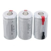 Russia hot Sell White Color ! 10 PCS a Set Ni-CD C 1.2V 3000 mah Rechargeable Battery