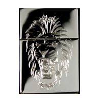 Lighter - Angry Lion High Polish Chrome - Star Int. Inc Brand