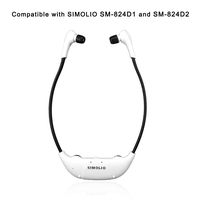 SIMOLIO Additional Wireless TV Headphone, Replacement Headset for SM-824D Series, Wireless Headphone for TV Watching for Hard of Hearing, TV Listening Headphone for Seniors