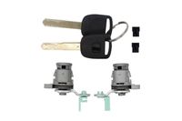 Pair of Front Left Driver LH Side & Right Passenger Side RH Door Lock Cylinder Keys Set For Honda Accord 1998-2002,Civic 2001-2005,Odyssey 1999-2004, S2000 2000-2009 72145-S73-003 72146-S73-003