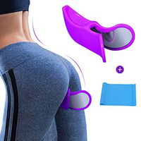 AMODAI Kegel Exerciser Pelvic Floor Muscle Medial Trainer Hip Trainer Buttocks Lifting Inner Thigh Exerciser Hips Muscle Trainer Bladder Controller Correction Beautiful Buttocks (Purple)