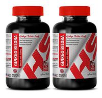 Detox and Cleanse Pills - Ginkgo BILOBA Extract 120MG - Ginkgo biloba Power - 2 Bottles 120 Capsules