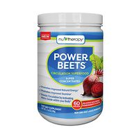 Nu-Therapy Power Beets Super Concentrated Circulation Superfood Dietary Supplement – Delicious Acai Berry Pomegranate Flavor – Non-GMO Beet Root Powder, 60 Servings