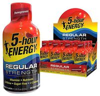 5-hour ENERGY Shot, Regular Strength, Pomegranate, 1.93 Ounce, 12 Count