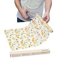 Reusable Beeswax Food Wrap Roll, Large 13 x 39 Inch Roll, Eco Friendly Food Wraps, Biodegradable, Washable, Sustainable, Cling Film Alternative