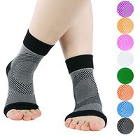 LOHKIAO Compression Foot Sleeves for Men & Women - Plantar Fasciitis Socks for Pain Relief, Heel Pain, Arch Support