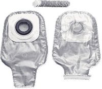 Hollister Premier One-Piece Drainable Pouch with Replacement Filter, Pre-Cut Convex Karaya 5 Skin Barrier, Clamp Closure and Tape Border 1-1/4" Pouch Size (Box of 10 Each)